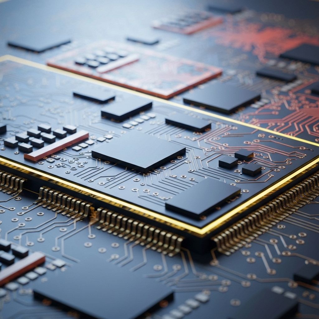 3D visualization of semiconductor chip design