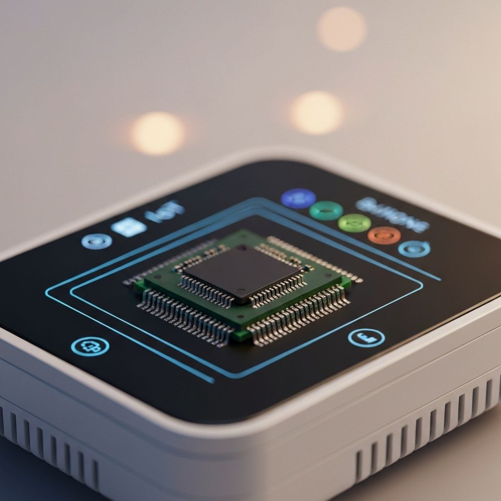 IoT device with embedded chip